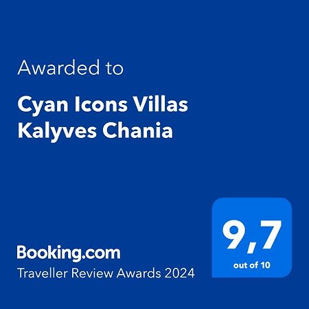 Cyan Icons Villas Kalyves Chania Buitenkant foto